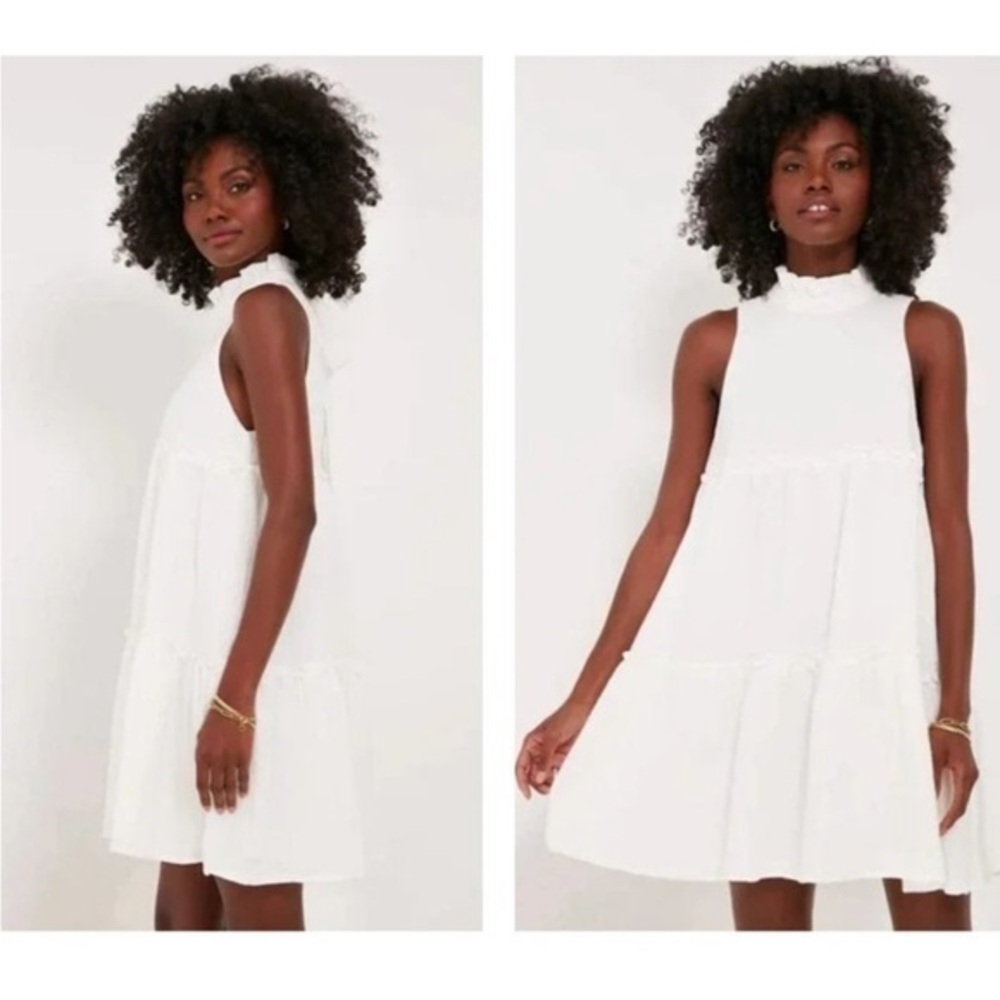 Tuckernuck Pomander Place Dress Morgan Mini Gauze in White